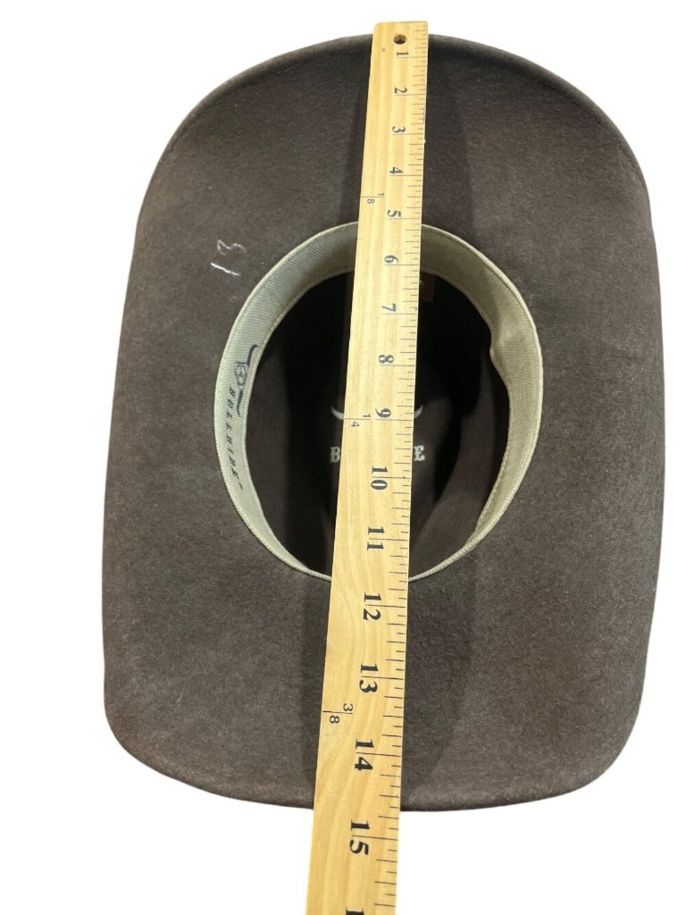 Bullhide Get Along Wool Felt Cowboy Hat Size M Western Beaded Band - Picture 10 of 13